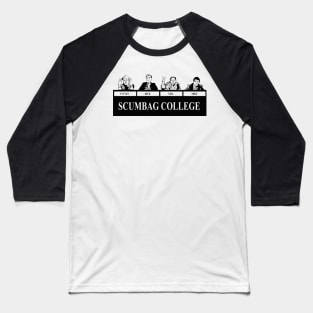 Scumbag College v2 - London Baseball T-Shirt